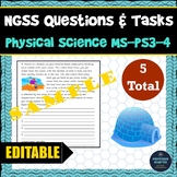 NGSS Assessment Tasks Test Questions MS-PS3-4 Energy Trans