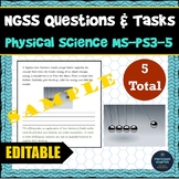 NGSS Assessment Tasks Test Questions MS-PS3-5 Kinetic Ener