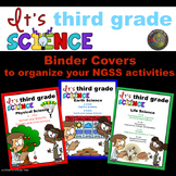 NGSS Binder Covers for Organizing Your Third Grade Units o