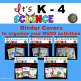 NGSS Binder Covers for Kindergarten to Fourth Grade