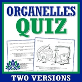 NGSS Parts of a Plant and Animal Cell Organelles QUIZ