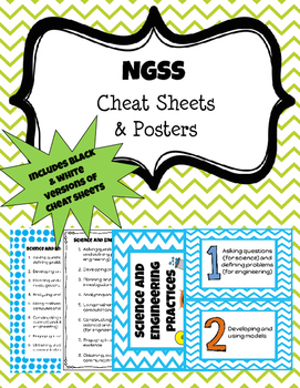 Preview of NGSS Cheat Sheets and Posters