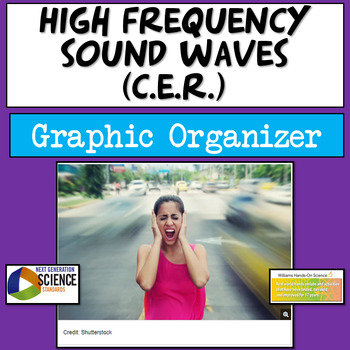 Preview of Sound Waves Claim Evidence Reasoning (CER) NGSS High Frequency