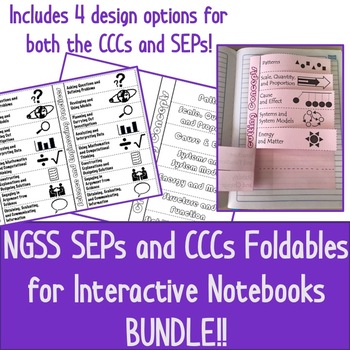 Preview of NGSS Cross Cutting Concepts and Science and Engineering Practices Foldables