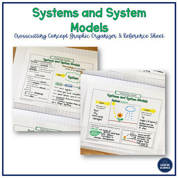 Preview of NGSS Crosscutting Concept Graphic Organizer - Systems & System Models