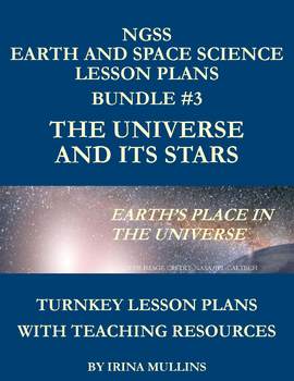 Preview of NGSS Earth and Space Science Lesson Plans BUNDLE #3 The Universe and Its Stars