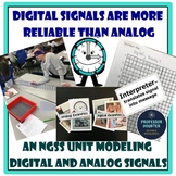 Analog and Digital Signals NGSS Middle School Science CER Unit MS-PS4-3