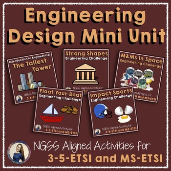 Preview of NGSS Engineering Design Mini Unit Bundle (3-5-ETS1 and MS-ETS1)