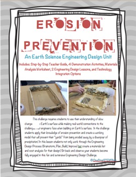 Preview of Erosion Prevention STEM Challenge! "Save My Yard" NGSS- Earth's Systems-2-ESS2-1