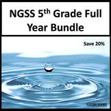 Preview of 5th Grade NGSS Science Curriculum Year Long Science Lesson and Activity Bundle
