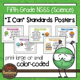 NGSS Fifth Grade Science Standards "I Can" Posters