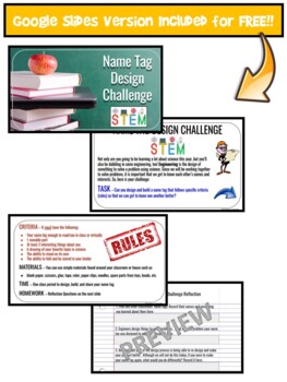 First Day Of School Science Stem Activity Distance Learning Icebreaker Google