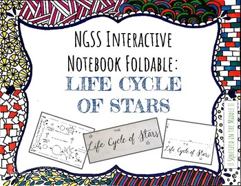 Preview of NGSS Foldable: Life Cycle of Stars