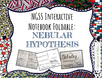 Ngss Foldables Solar System Formation Nebular Hypothesis