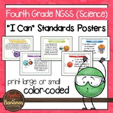 Fourth Grade NGSS "I Can" Science Standards Posters