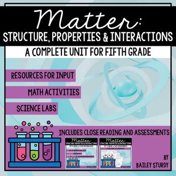 Preview of 5th Grade NGSS™ Matter and Its Interactions Unit