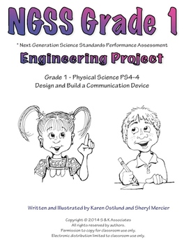 Preview of NGSS Grade 1 Engineering Project Build a Communication Device