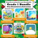 NGSS First Grade Super Bundle: All 5 STEM Units w/Biomimic