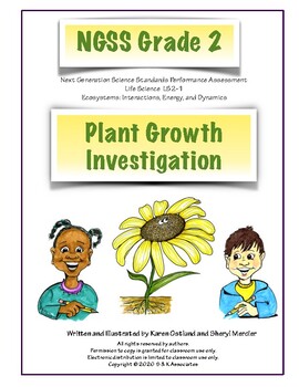 Preview of NGSS Grade 2 Plant Growth Investigation Performance Assessment