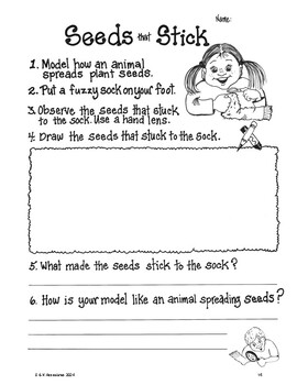 animal worksheet interactions Grade and NGSS Performance Dispersal Seed 2 Pollination