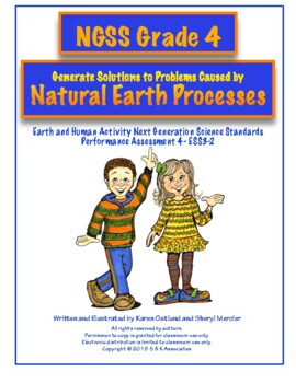 Preview of NGSS Grade 4 Engineer Solutions: Natural Earth Processes Performance Assessment