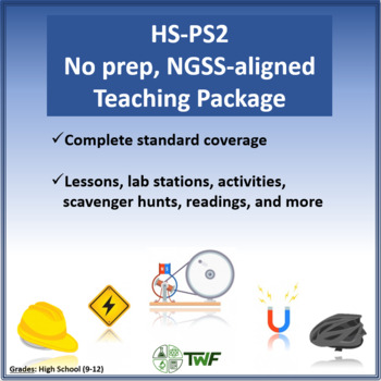 Preview of NGSS - HS PS2 Motion and Stability - Complete Resource Bundle