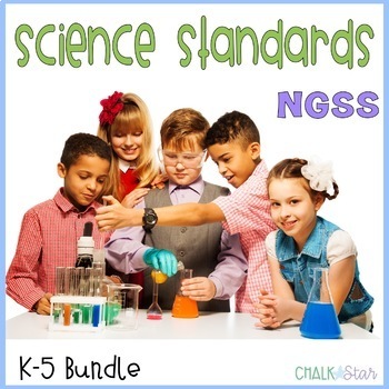 Preview of NGSS I Can Statements K-5 Bundle