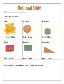 ngss kindergarten forces roll and slide lesson and song