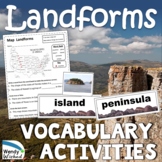 Landforms and The Shapes & Kinds of Land on Earth 2nd Grad