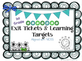 NGSS Learning Targets