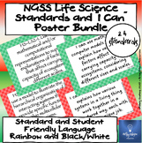 NGSS Life Science Standards and "I Can" Posters Bundle- Hi