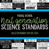 NGSS MIDDLE SCHOOL Standards Poster and Bulletin Board Set