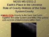 NGSS MS ESS1-2 Role of Gravity-Motions of the Solar System