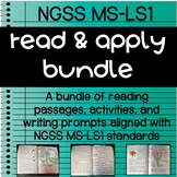 Life Science: From Molecules to Organisms Read and Apply Bundle NGSS MS-LS1