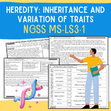 NGSS MS-LS3-1 Heredity: Mutations & Traits Informational T
