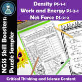 NGSS Physical Science Review Puzzles and Skill Boosters