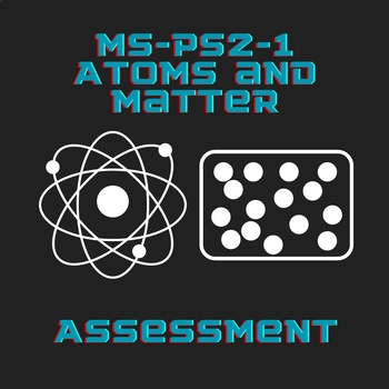 Preview of NGSS MS-PS1-1 and 4 Assessment: Atoms & Matter