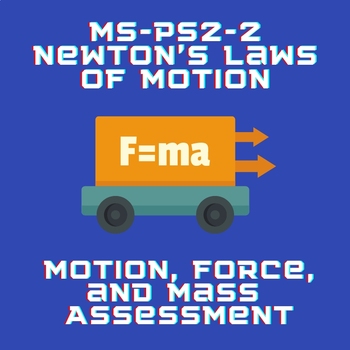 Preview of NGSS MS-PS2-2 Assessment: Newton's Laws