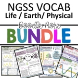 NGSS Middle School Science Doodle Notes Bundle