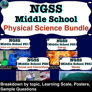 NGSS* Middle School Physical Science Bundle (guide for use with the NGSS)