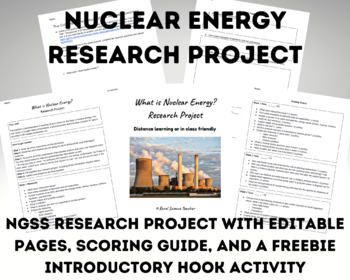 Preview of NGSS Nuclear Energy Research Project