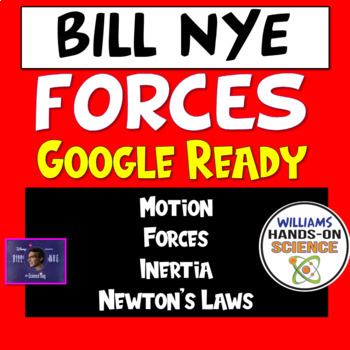 Preview of NGSS PS2.A Forces and Motion Bill Nye Digital 