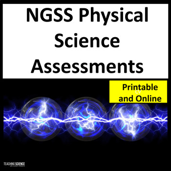 Preview of Physical Science Assessments and NGSS Test Prep