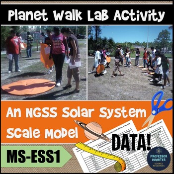 Scale Model Of Solar System Lab Activity Ngss Middle School