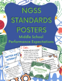 Middle School NGSS Posters Performance Expectations Grades 6-8