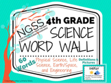Science Word Wall (NGSS) - 4th Grade - Vocabulary Cards