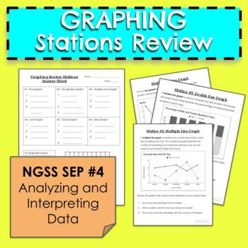 Preview of NGSS SEP Analyze and Interpret Data: Graphing Review Stations