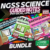 NGSS Science Guided Notes & PowerPoints BUNDLE Google, Dis