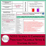 NGSS Science and Engineering Practices Notes and Stations 
