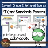 NGSS Seventh Grade (INTEGRATED) Standards "I Can" Posters